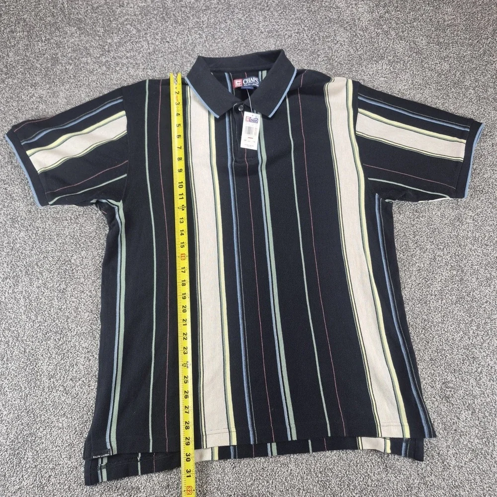 NWT Ralph Lauren Chaps Polo Shirt Mens XXL Striped Bowling